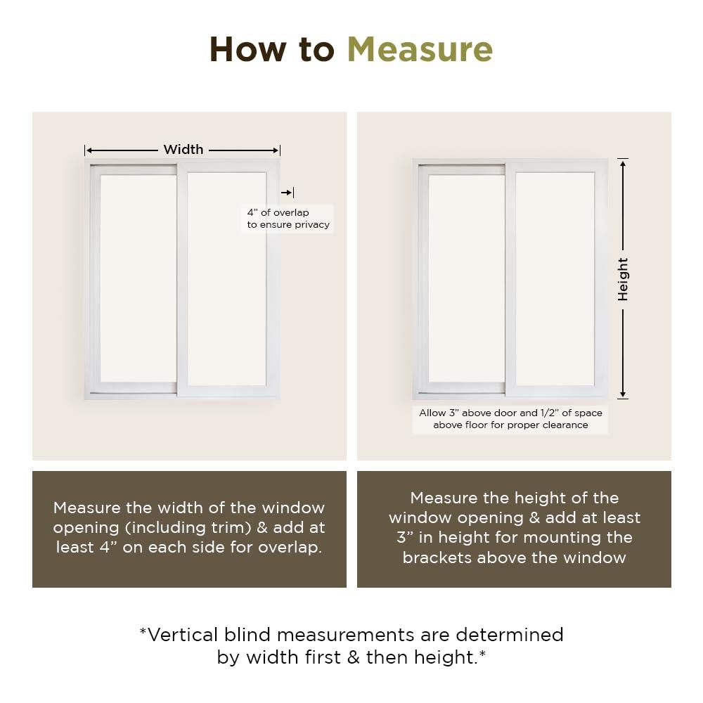 BlindDen BlindDen - Vinyl Vertical Window Blinds for Home - Vertical Blinds for Sliding Glass Doors - Infinity Silver, 82" Wide x 84" Long