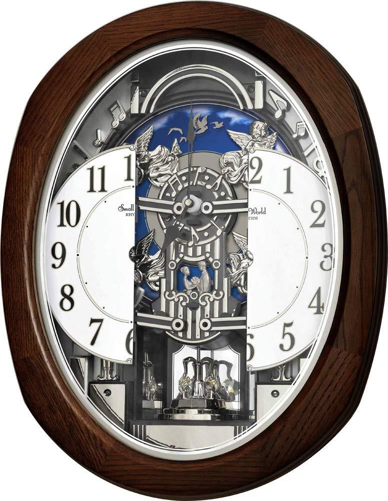 Rhythm Clock Rhythm Clocks \"Espresso Blessing\" Magic Wall Clock