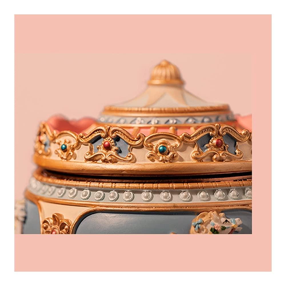 BBZY Music Box Music Box Wooden Musical Box Carousel Music Boxs Birthday Valentine\'s Day Gift Christmas Thanksgiving Home Decoration Christmas Valentine Housewarming Gift (Size : A)