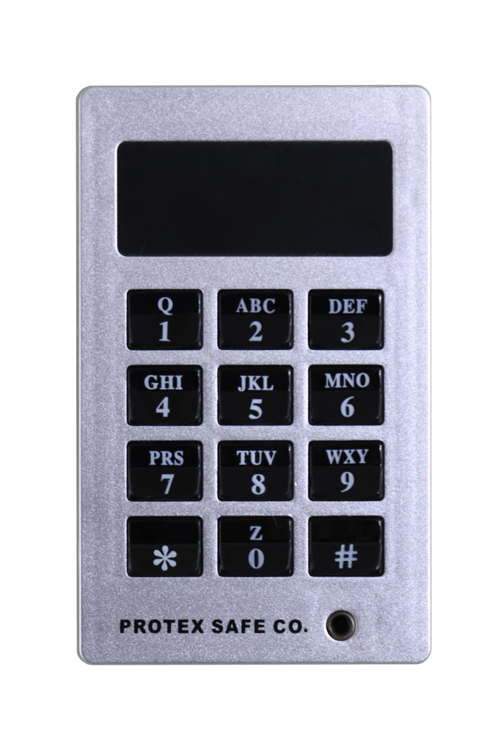 Protex Safe Co. Protex Safe Electronic Keypad Wall Safe (PWS-1814E), Burglary Resistant wall safe, digital electronic locking system, velvet interior, automatic door opening, 2 Removable shelves