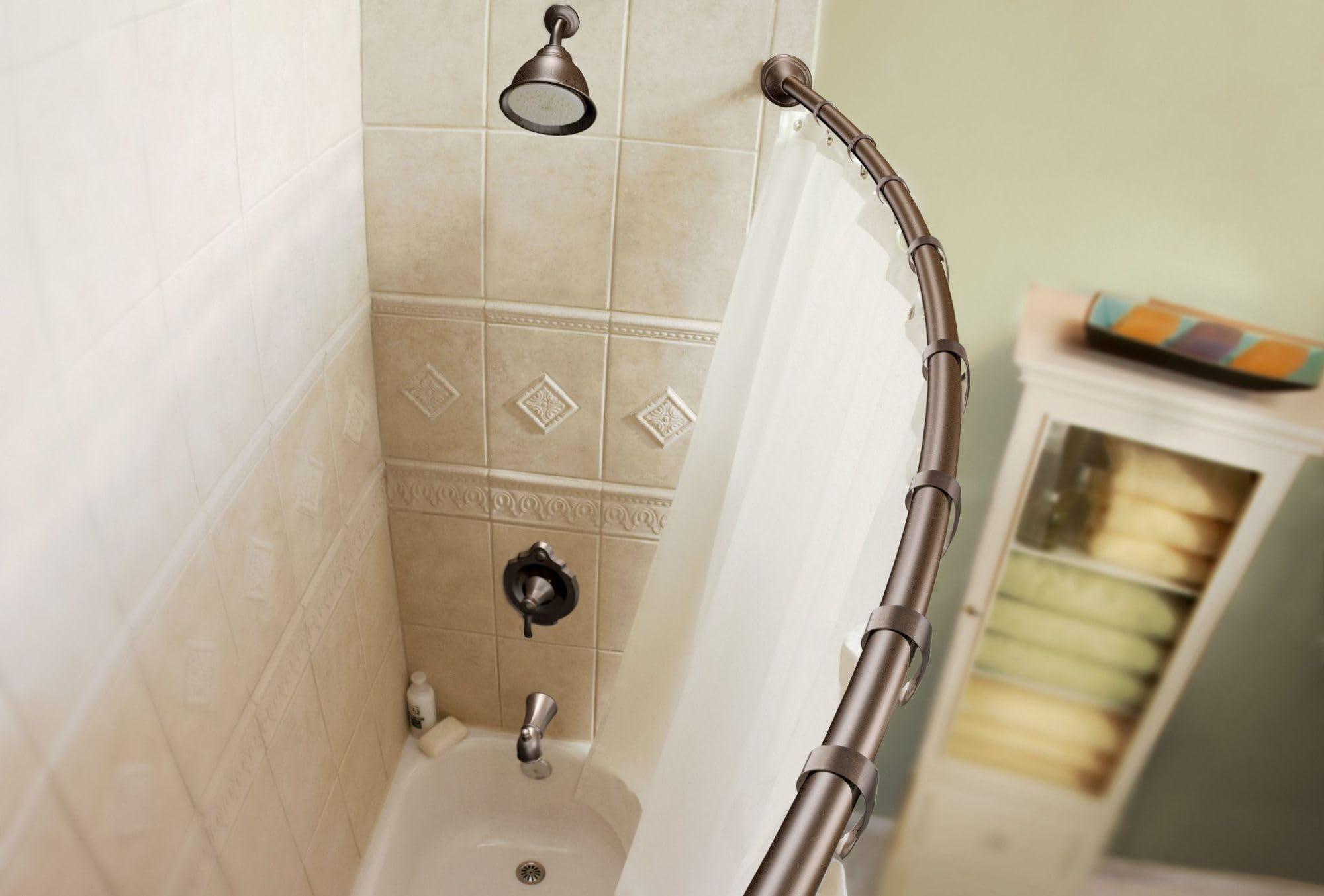 Moen Moen CSR2155OWB Curved Shower Rod, Old World Bronze