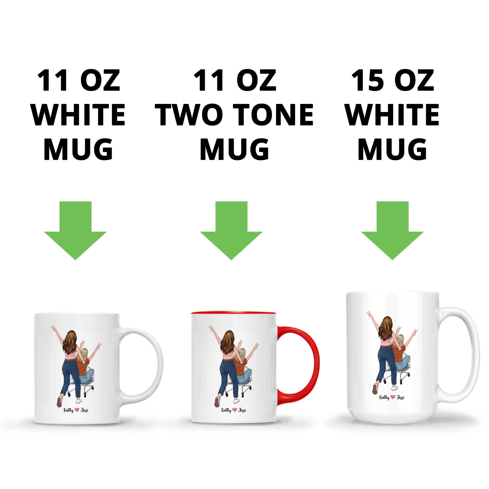 Gossby Gossby Personalized Custom Mug You Are My Person, You Will Always Be My Person BFF Friend Coffee Mug Cup,Birthday Gifts For Women and a Best Friend,Friendship Gifts and Best Friend Mugs For Women