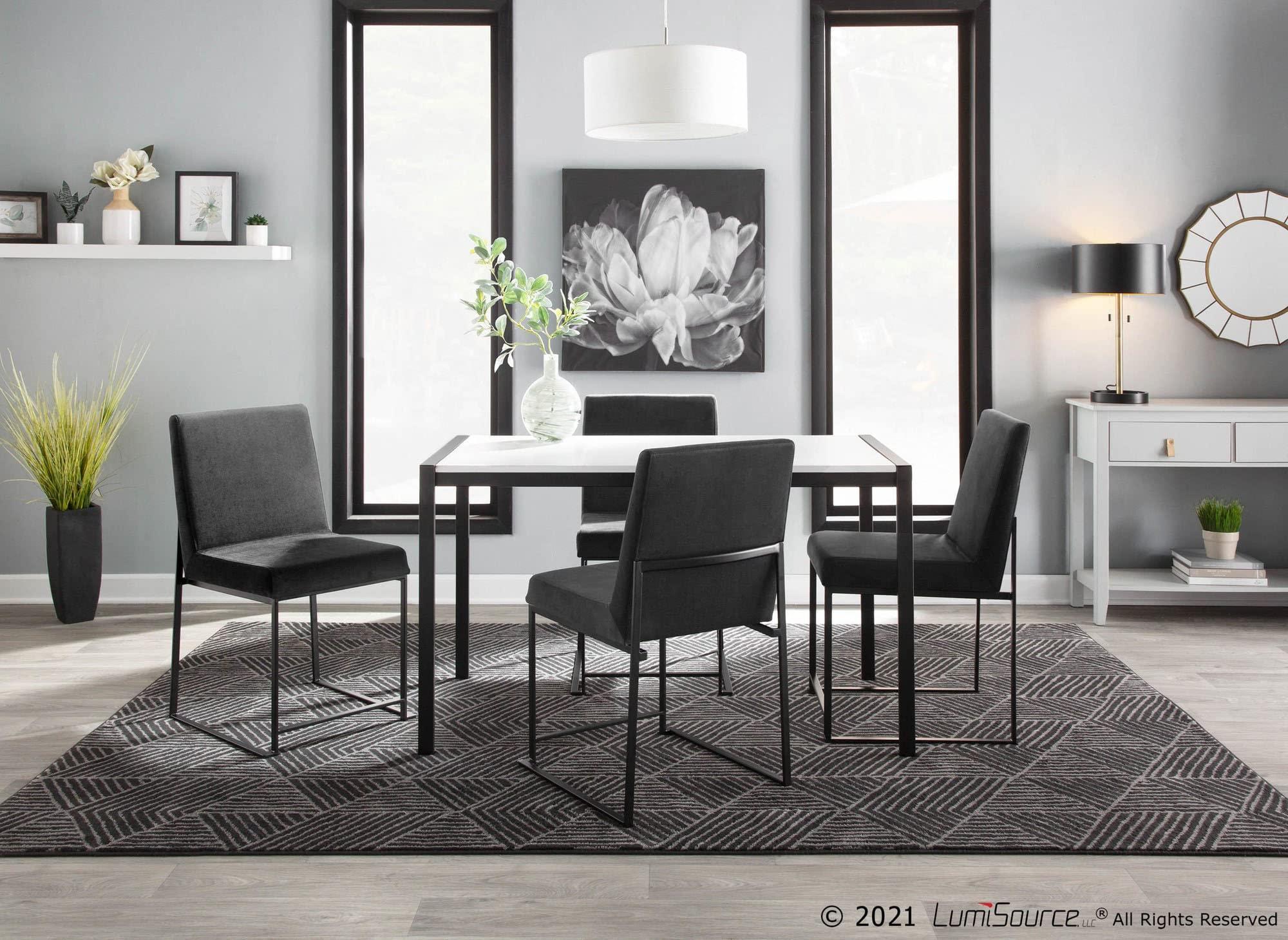 LumiSource LumiSource Fuji Dinette Table, Dining Height Table, Small Dining Table for 6, Rectangle Dinette Table, Kitchen Table