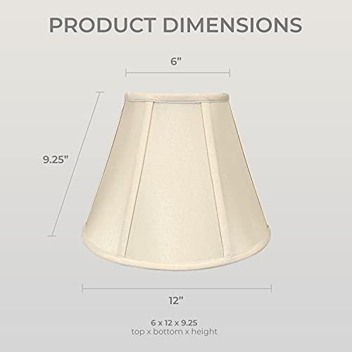 Royal Designs, Inc. Royal Designs, Inc. Deep Empire Lamp Shade - Beige - 6 x 12 x 9.25