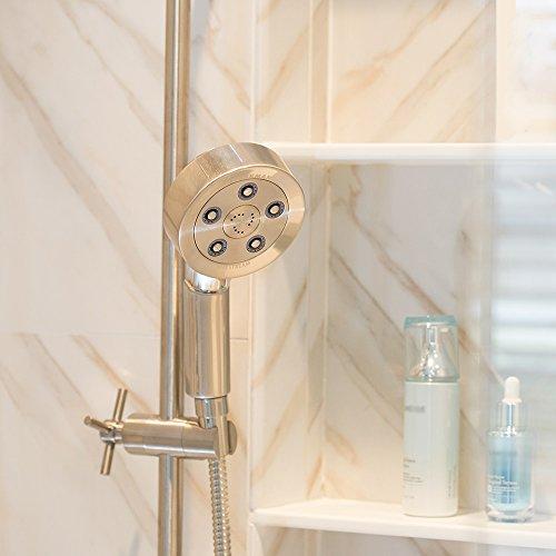 Speakman Speakman VS-3010-BN Neo Anystream High Pressure Handheld Shower Head with Hose, Brushed Nickel