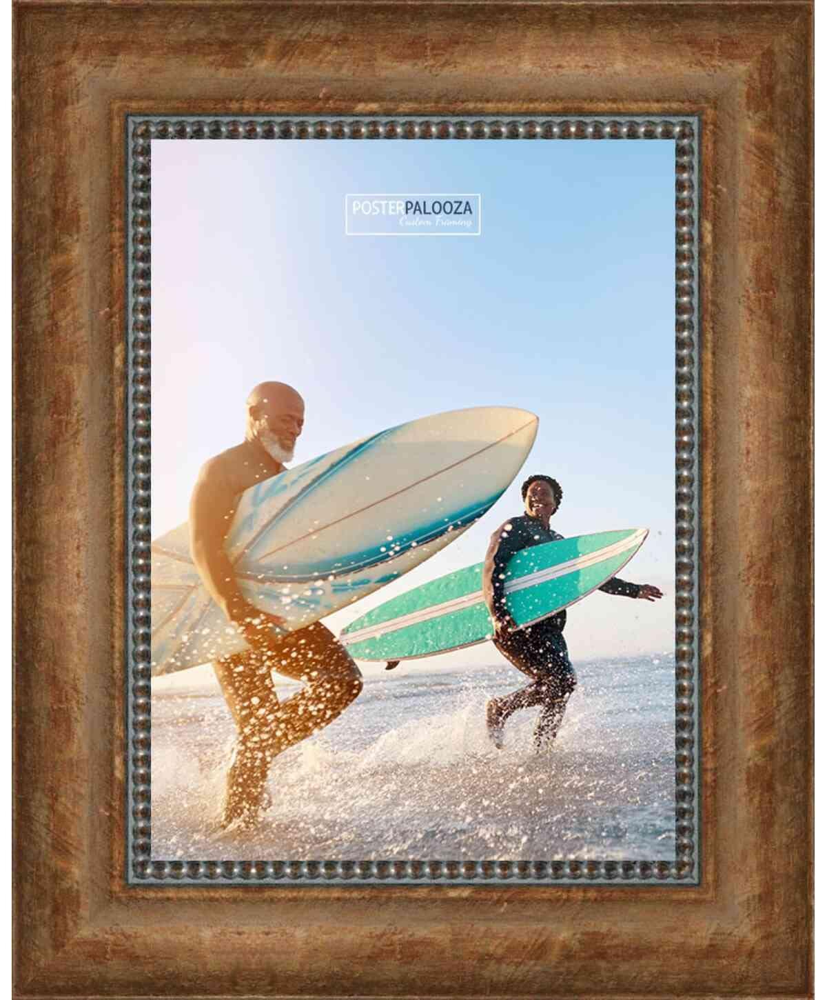 Poster Palooza Poster Palooza 27x39 Traditional Acid Complete Wood Picture Frame with UV Acrylic Plexiglass, Foam Board Backing & Hardware Included