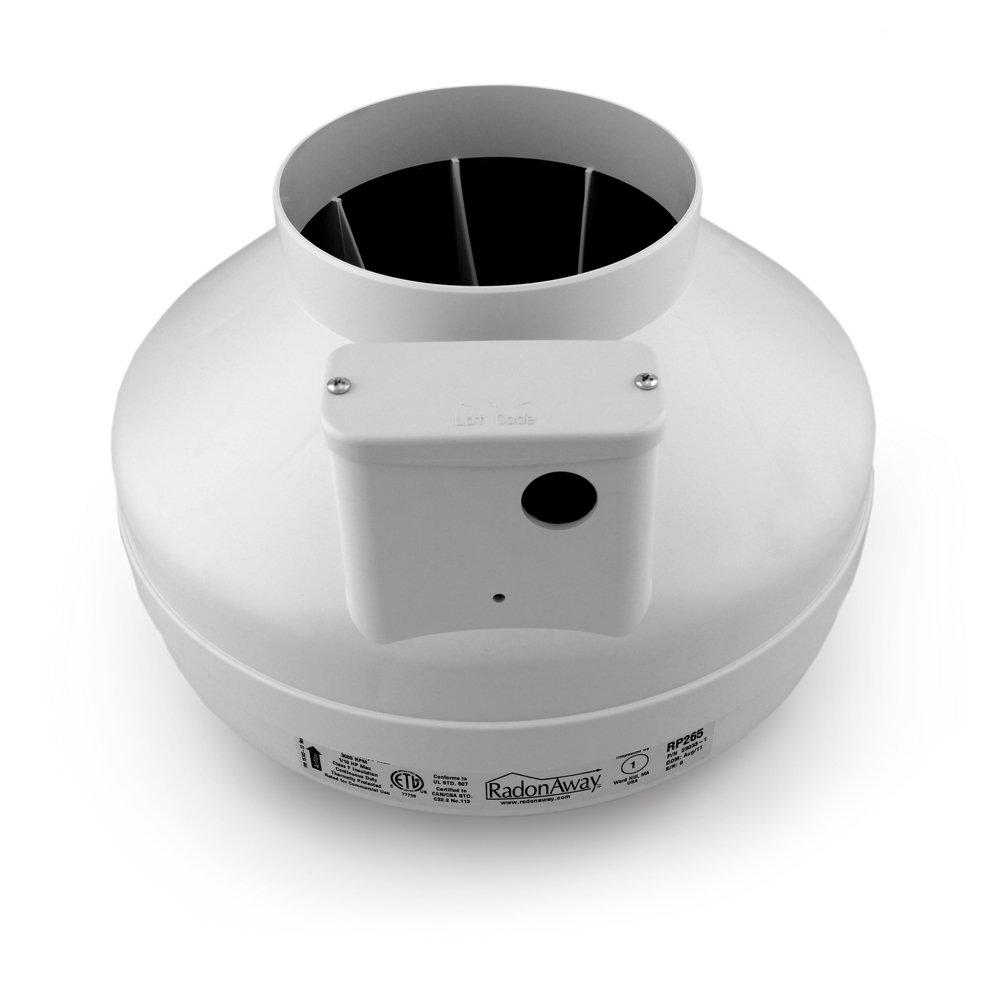 RadonAway RadonAway 23033-1 RP265 Radon Mitigation Fan, 6"