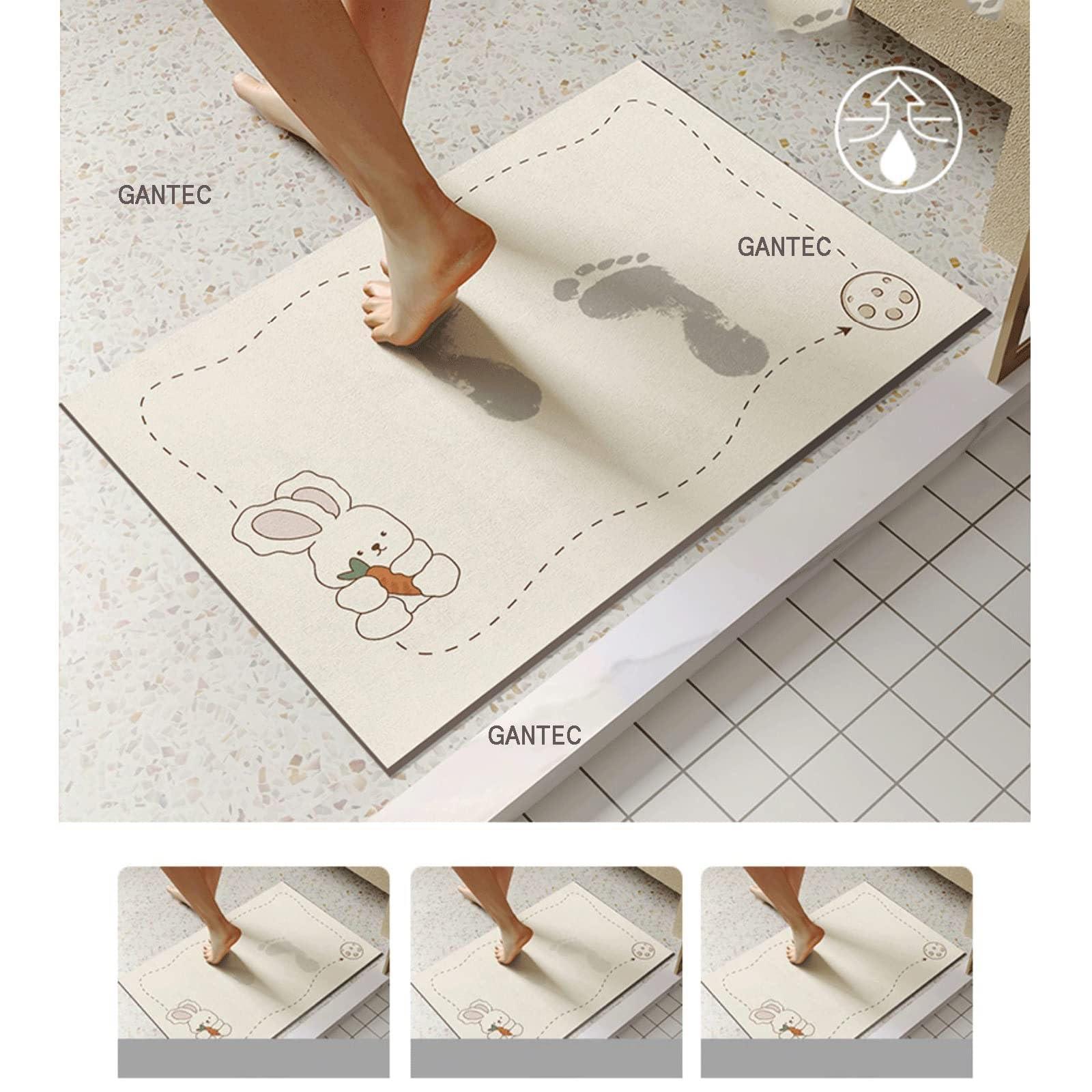 IBDRYKK IBDRYKK Curved Bath Mat,Corner Bath Rug for Corner Shower,Bathroom Rug Non Slip Super Absorbent Curved Shower Mats,Comfortable Shower Rugs(H,45x100cm)