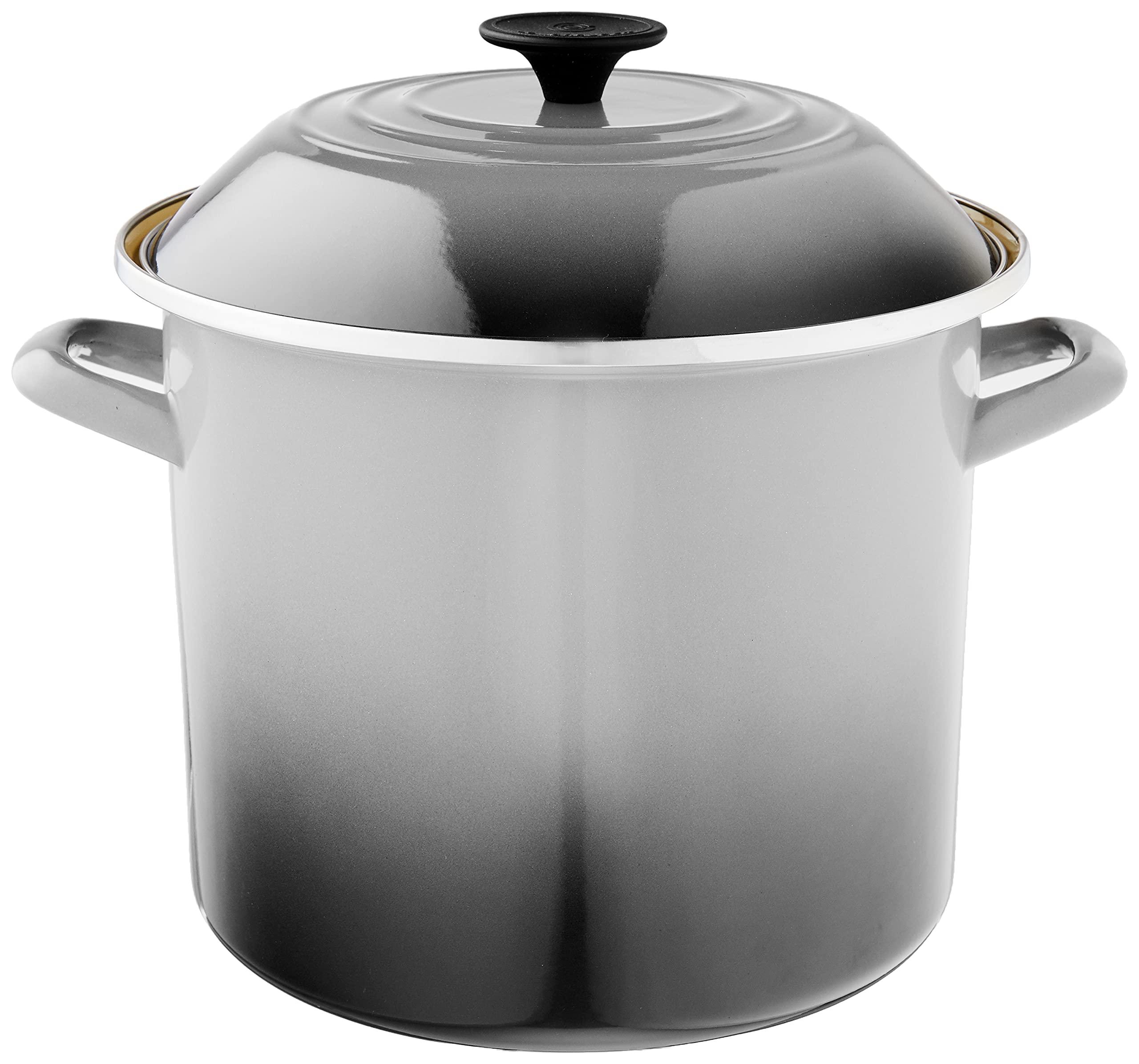 Le Creuset Le Creuset Enamel On Steel Stockpot, 10 qt., Oyster