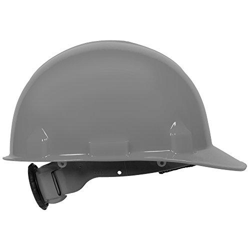 Jackson Safety Jackson Safety SC-6 Hard Hat - Made in the USA - 370 Speed Dial 4-Point Ratchet Suspension Construction - Cap Style with Longer Bill for Improved Comfort and Safety, ANSI Compliant, Gray, Medium (12 Pack)