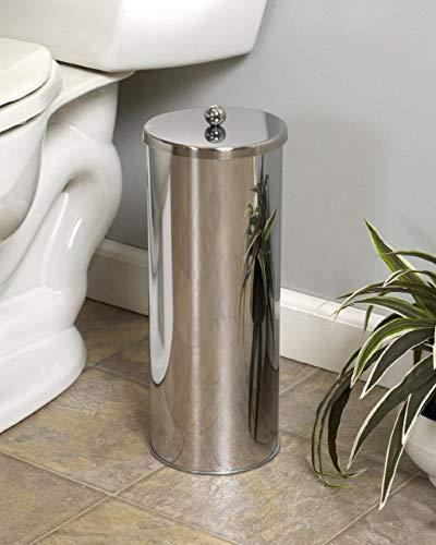 Huji Huji Rust Resistant Stainless Steel Toilet Paper Roll Canister Holder for Bathroom Storage (2, Toilet Paper Canister)