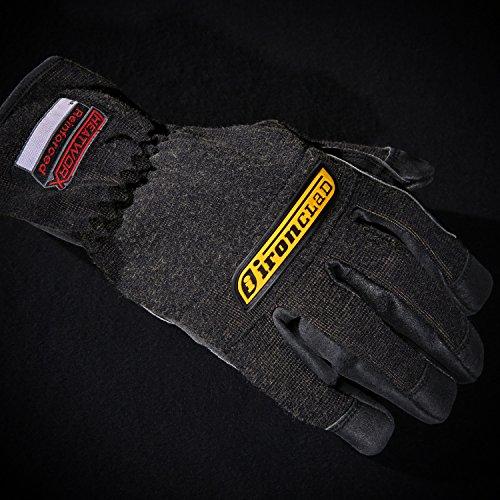 Ironclad Ironclad HEATWORX REINFORCED; Heat and Cut Resistant Gloves, Palm Heat Protection Rated up to 450°F, (1 Pair), Black