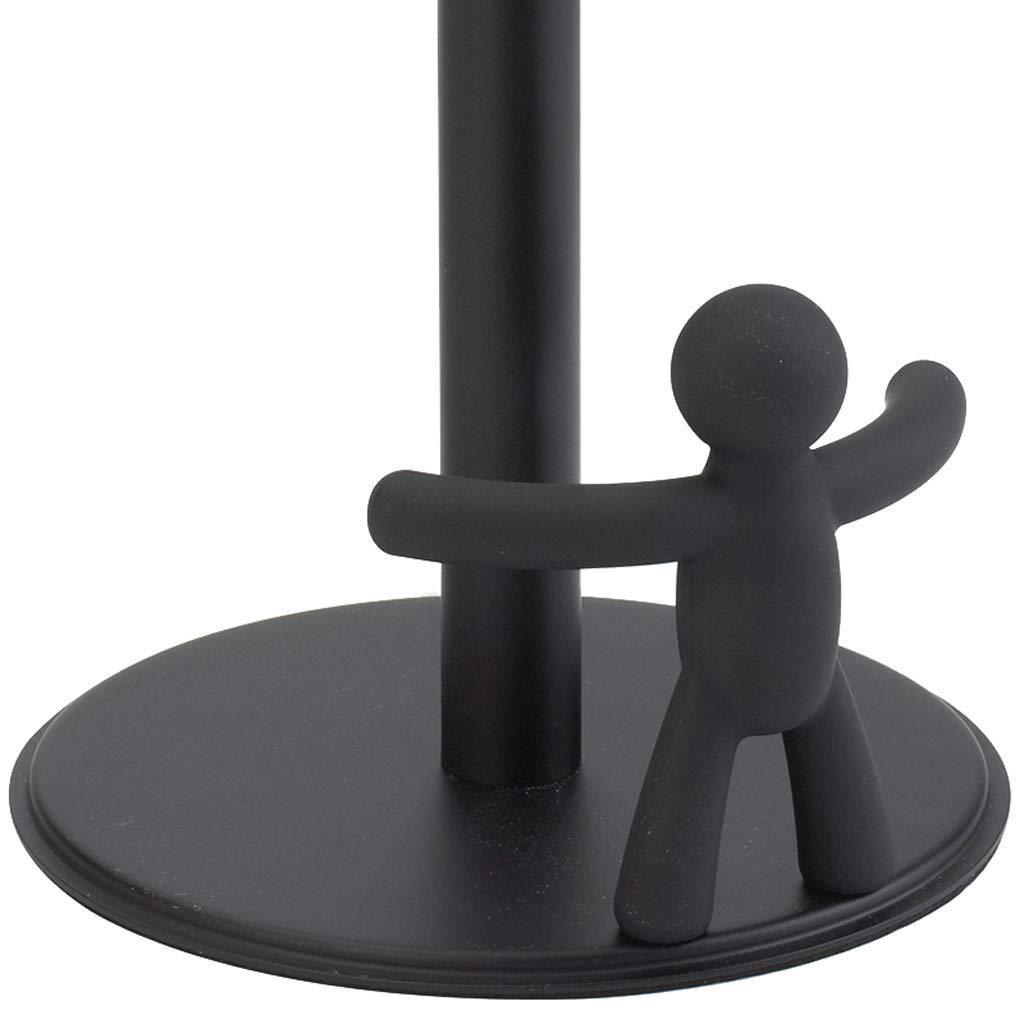 JJZXD JJZXD Paper towel holder - Modern Vertical Paper Towel Holder Stand and Dispenser, Fits Standard and Jumbo-Sized Rolls for Kitchen Countertop