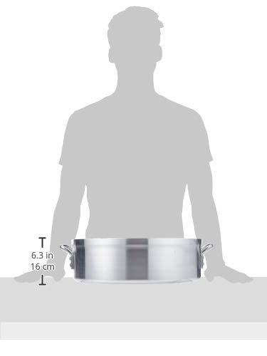 Winco USA Winco USA Super Aluminum Braizer, Heavy Weight, 24 Quart, Aluminum