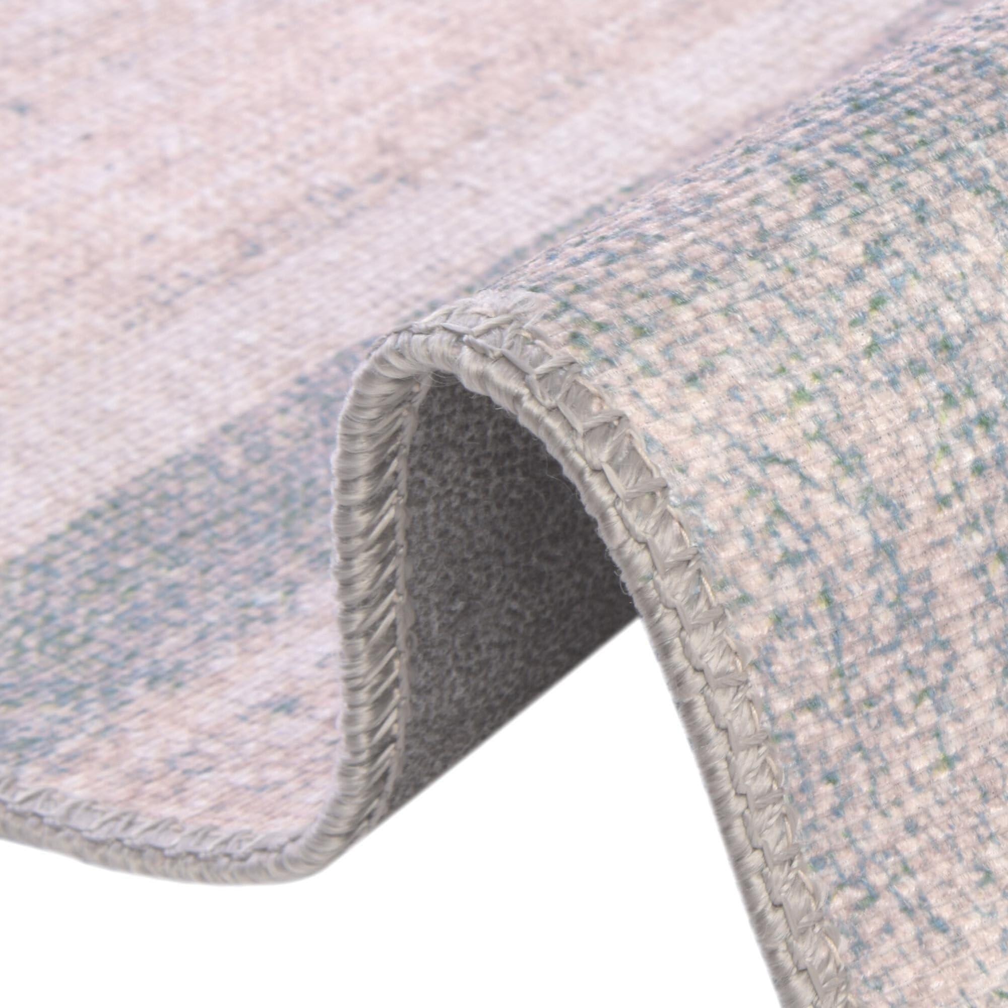 Overstock Overstock Transitional Rine Collection Area Rug 2'6"x12' - Green