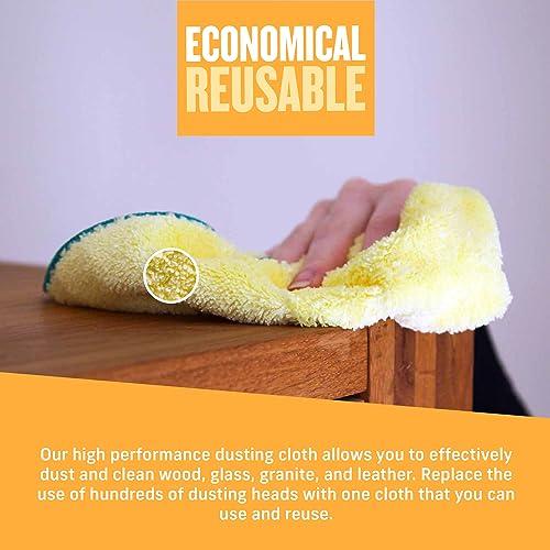 E-Cloth E-Cloth High Performance Dusting Cloth - Microfiber Dusters for Cleaning, Supplies for Housekeeping - Washable Cloths for Cleaning - Reusable Microfiber Cleaning Cloths - 2 Pack