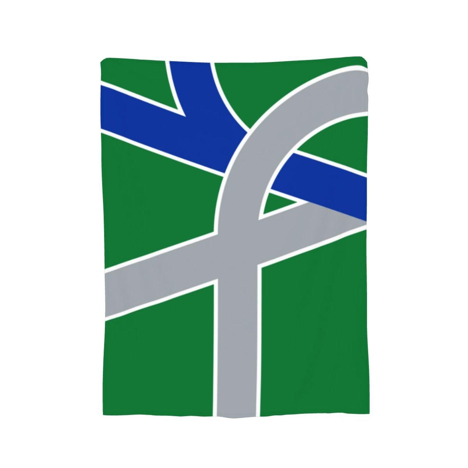 SIYTUAU Flag of Albany, Oregon Throw Blanket for Couch 40\"x30\" Cozy Soft Sofa Chair Bed Throw Blankets Flannel Blanket