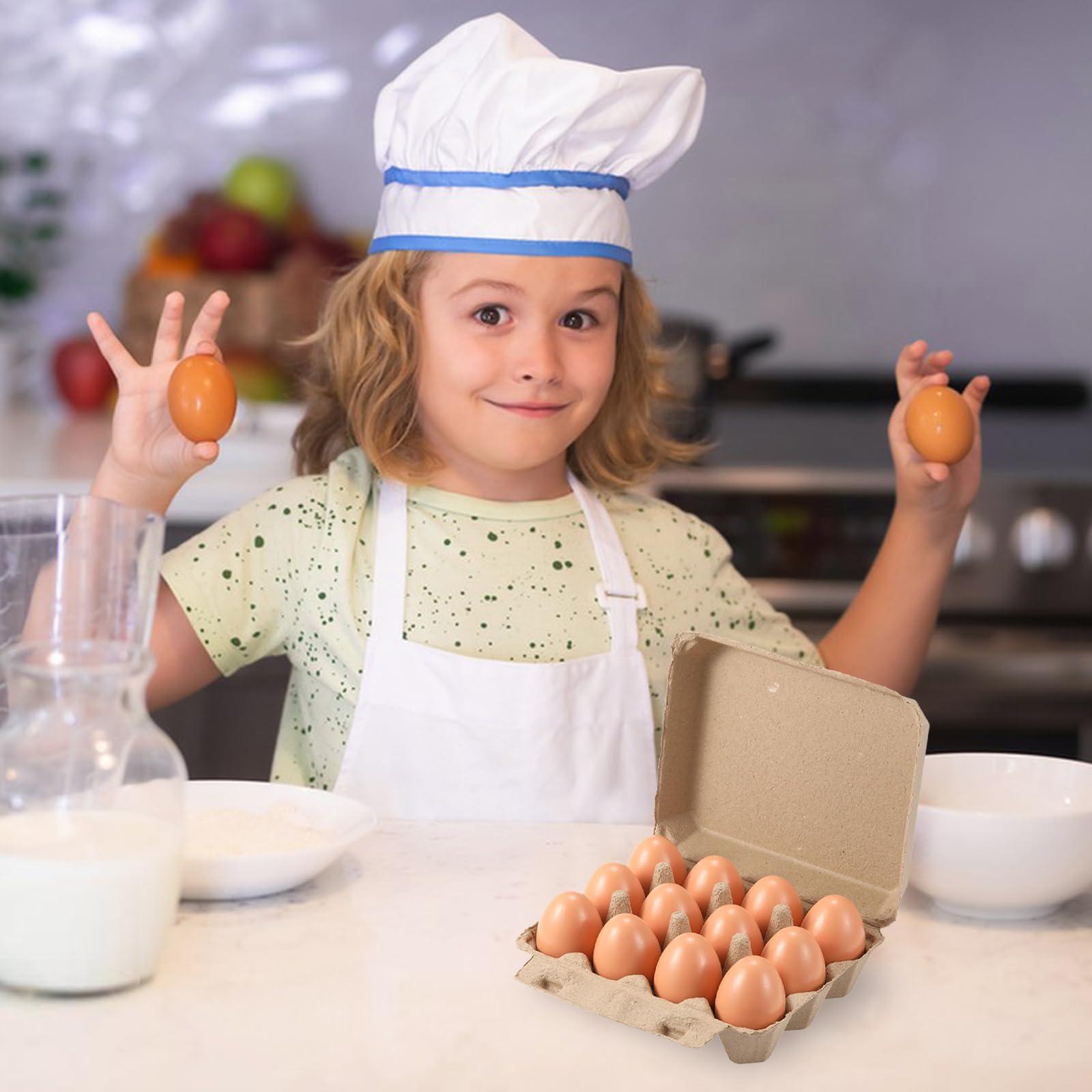 Poreids Poreids 30 Pack Egg Cartons Bulk - 34 Style Reusable Cardboard Egg Cartons 12 Count, Dozen Duck and Chicken Egg Crates