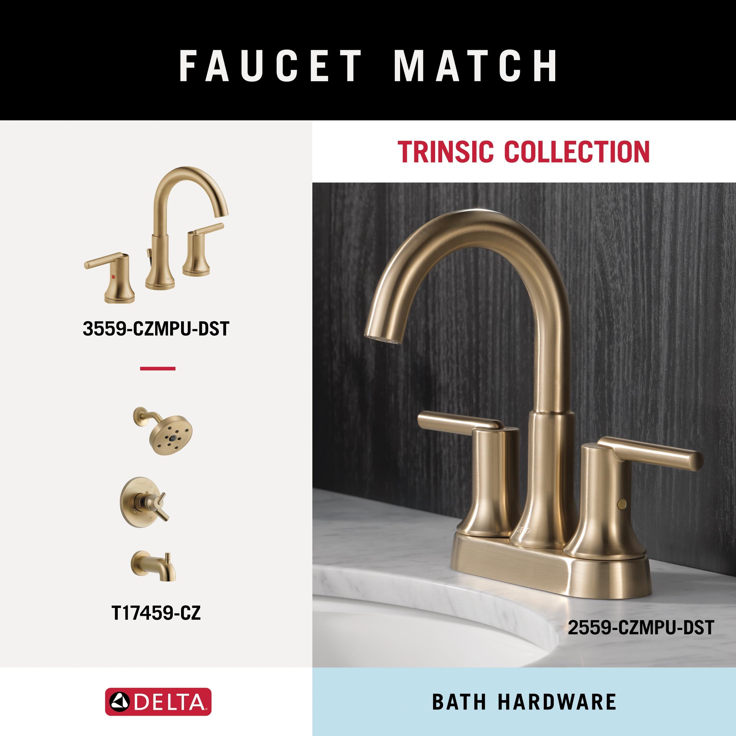 DELTA FAUCET Delta 759240-CZ Trinsic 24 in. Towel Bar in Champagne Bronze