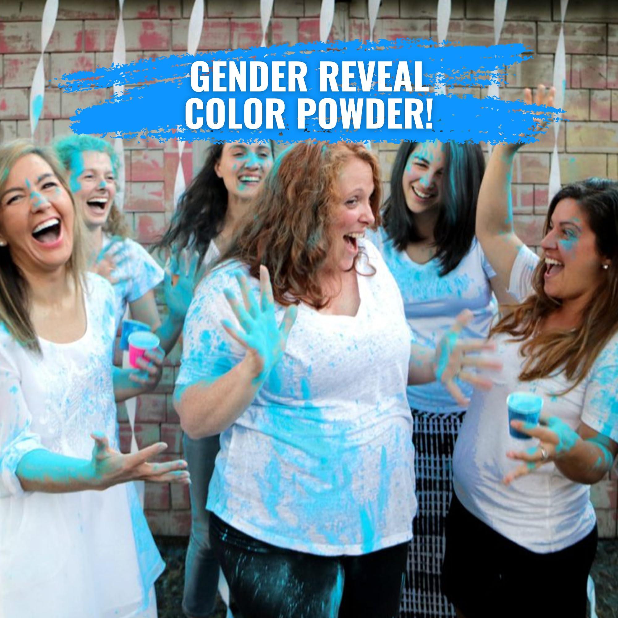 Color Blaze Color Blaze Baby Gender Reveal Color Powder - 15lbs of Blue Colored Powder - for Car & Motorcycle Burnout, Exhaust, Toss, Photoshoot, Party & Festivals - Pack of 3 Bags with 5 Pounds Each - Blue