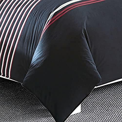 Nautica Nautica Duvet Cover Set Cotton Reversible Bedding with Matching Shams, Medium Weight for All Seasons, Queen, Mineola Red/White/Navy