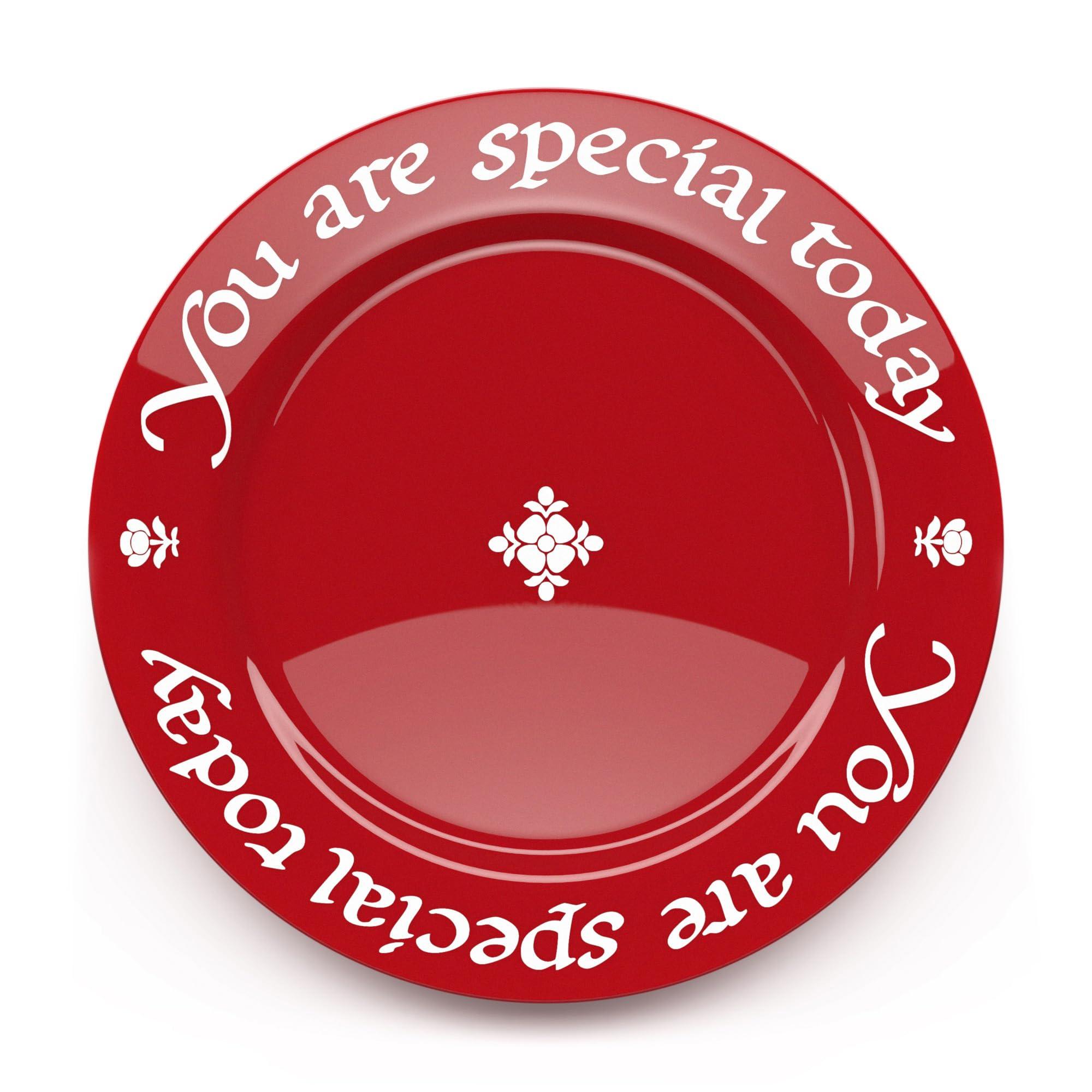 Waechtersbach Waechtersbach Plate, You Are Special Today Cherry Red Plate