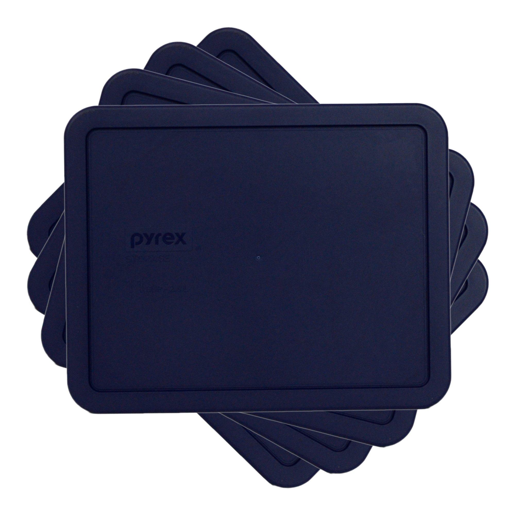 Pyrex Pyrex 7212-PC 11-Cup Blue Replacement Food Storage Lid - 4 Pack Made in the USA