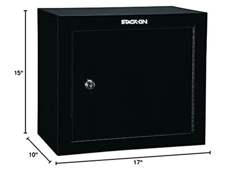 Stack-On Stack-On GCB-500 Steel Pistol/Ammo Cabinet, Black