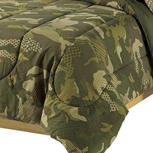 dream FACTORY Dream Factory Boys Army Green Desert Camo Comforter Set, Multi, Full
