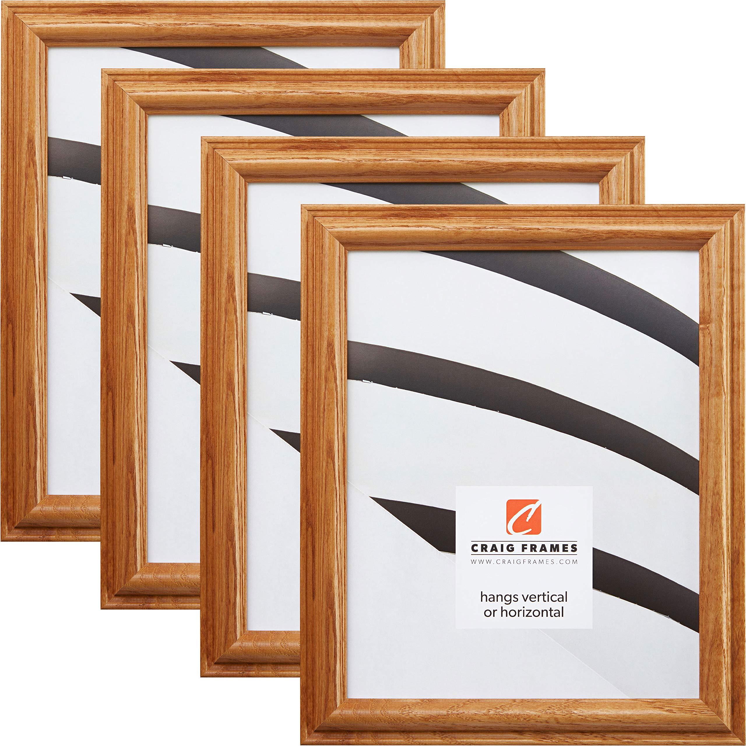 Craig Frames Craig Frames 130ASH105 22 x 28 Inch Picture Frame, Brown, Set of 4