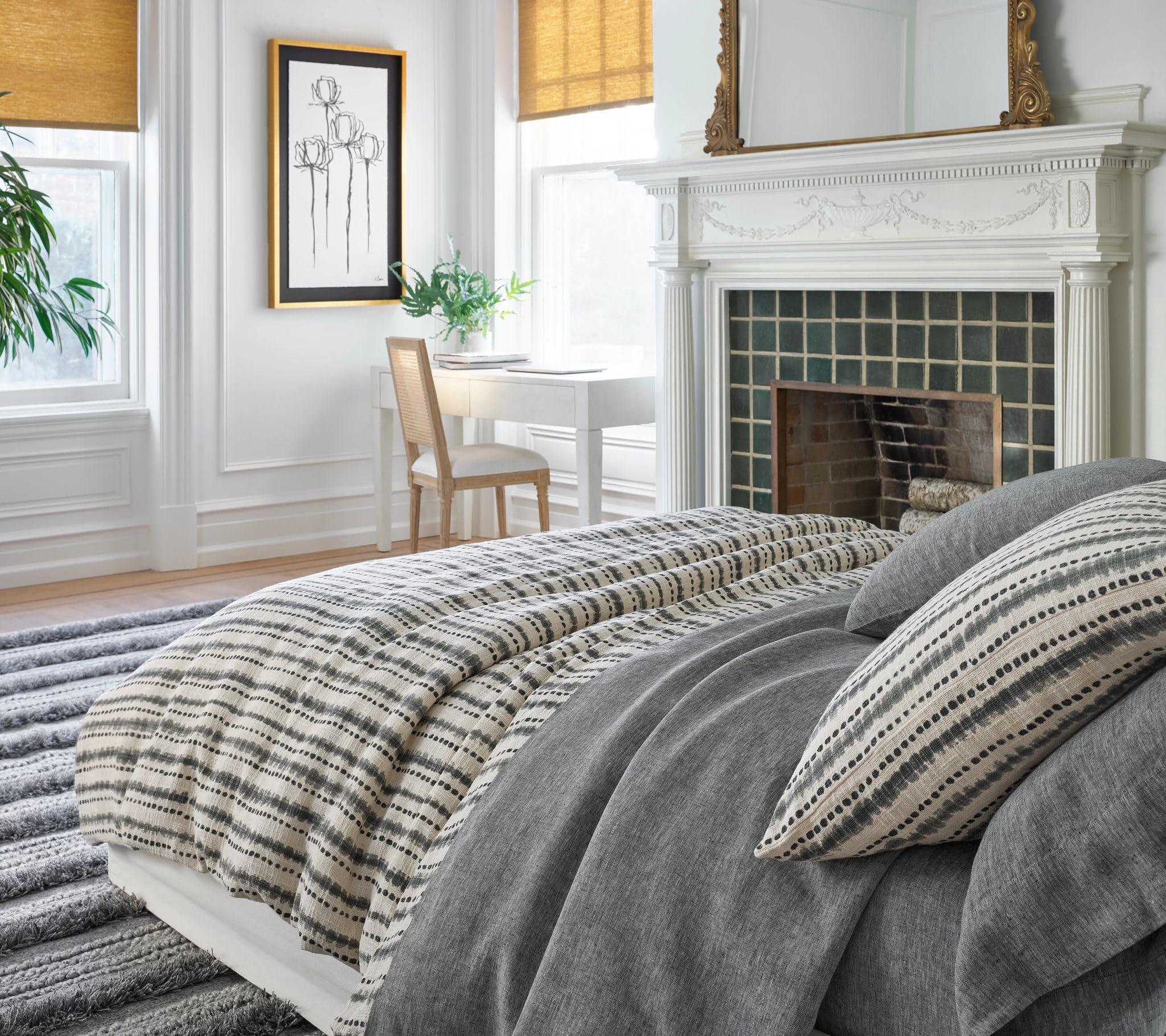 Pine Cone Hill Pine Cone Hill Ridge Cordless Roller Wicker Shade, 36" W x 72" L, Neutral Solid Pattern