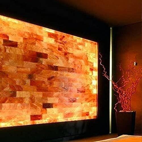 HSB Himalayan Pink Salt Blocks 8x4x2 Salt Bricks Build Salt Wall Panel Home decor Improvement Pack of 10