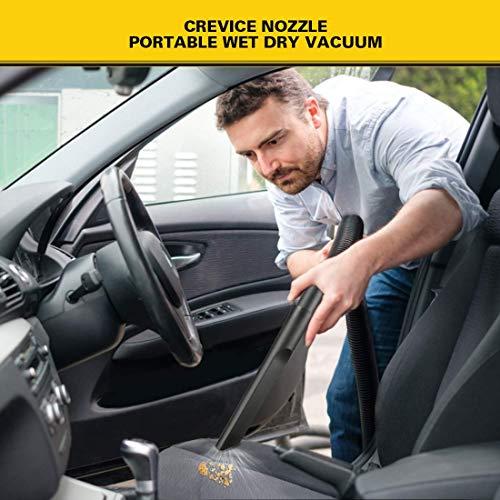 Stanley Stanley SL18116 Wet/Dry Vacuum, 6 Gallon, 4 Horsepower, Stainless Steel Tank, 4.0 HP, Silver+yellow