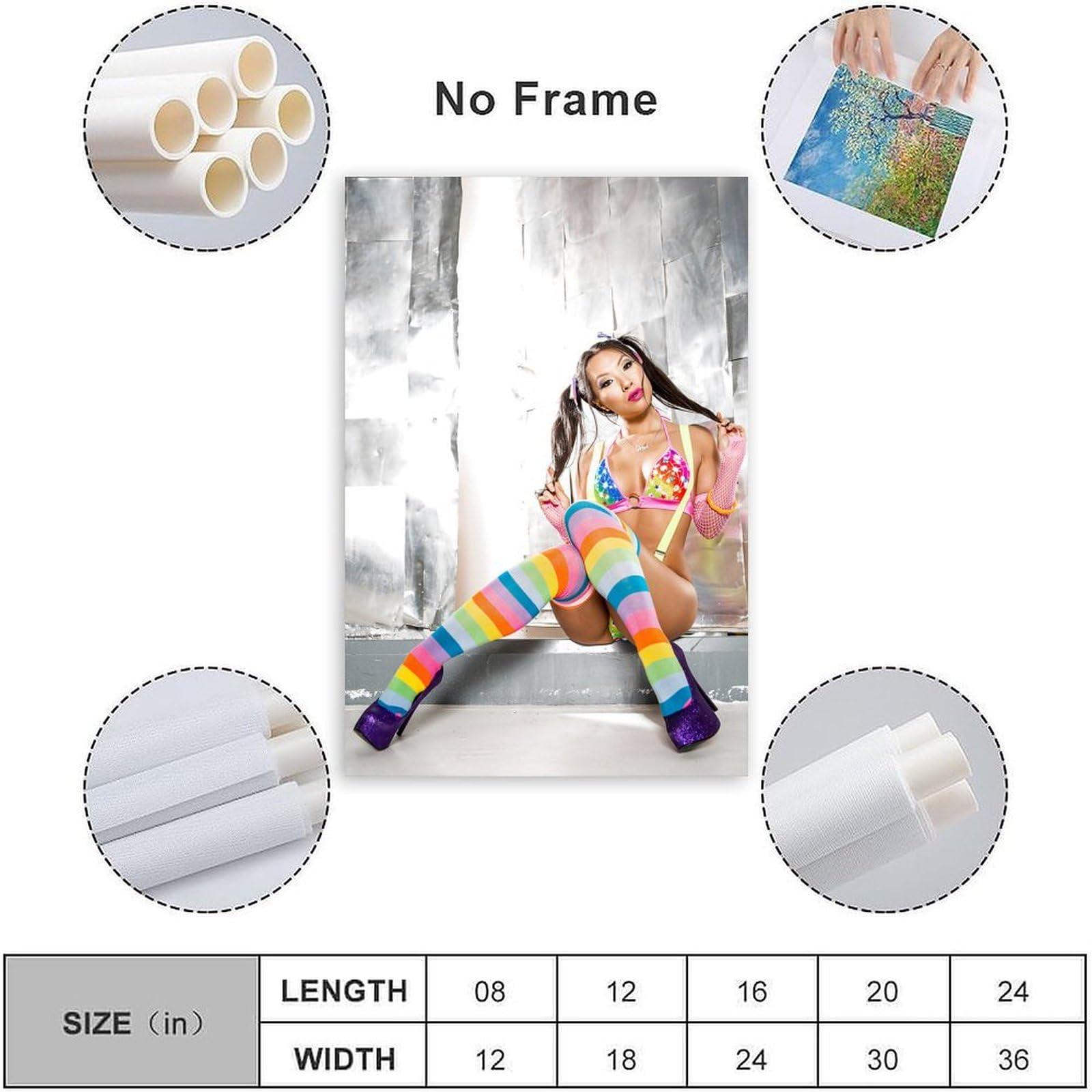 HomeLoft Basics Famous Actor ASA Akira Sexy Model Poster 4Wall Poster Art Canvas Printing Living Room Office Bedroom Aesthetic Poster 12x18inch(30x45cm) Unframe-style