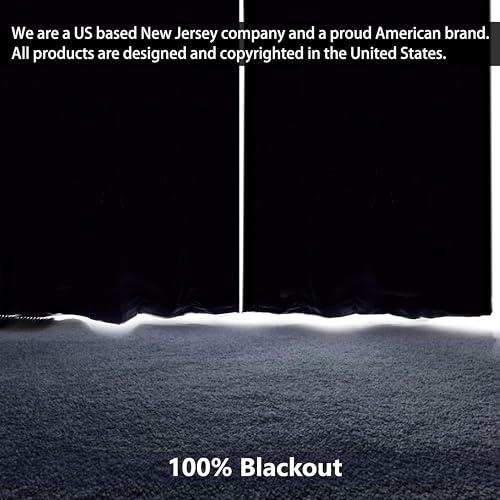 DriftAway DriftAway Thermal Insulated 100 Percent Darkening Blackout Curtain Liner 2 Panels Each Liner Size 50 Inch by 92 Inch Rings Included Off White Panel