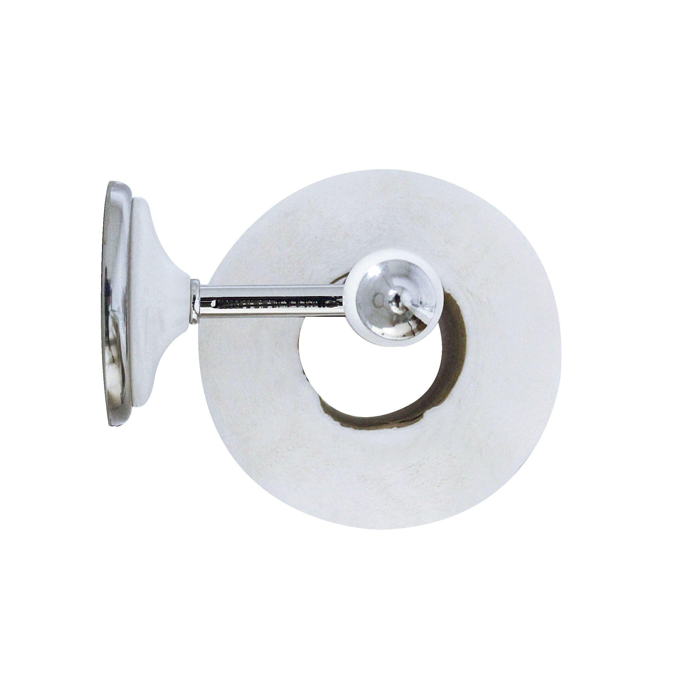 MODONA MODONA Toilet Paper Holder - White Porcelain & Chrome - Arora Series - 5 Year Warrantee