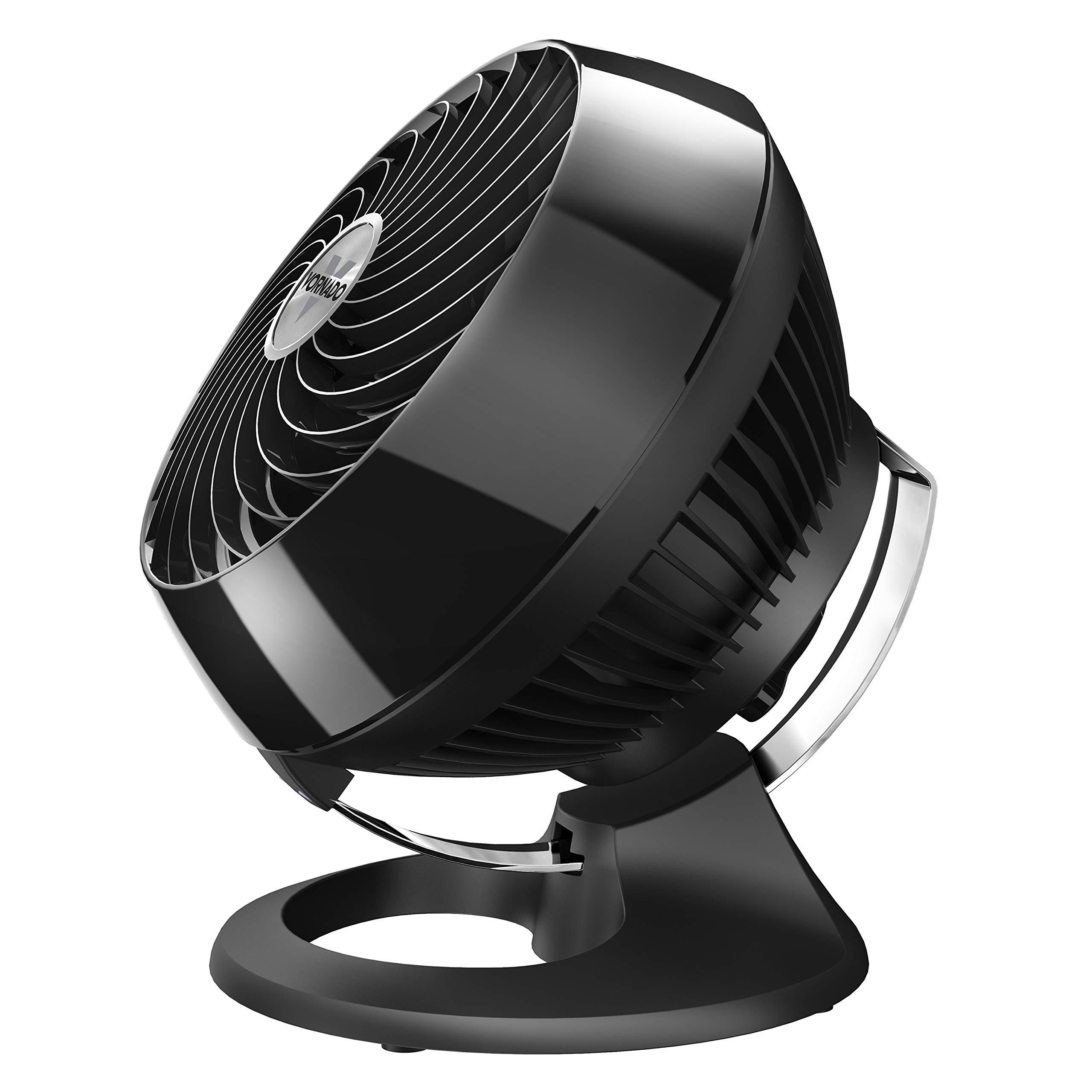Vornado Vornado 630 Mid-Size Whole Room Air Circulator Fan & 460 Small Whole Room Air Circulator Fan with 3 Speeds, Black