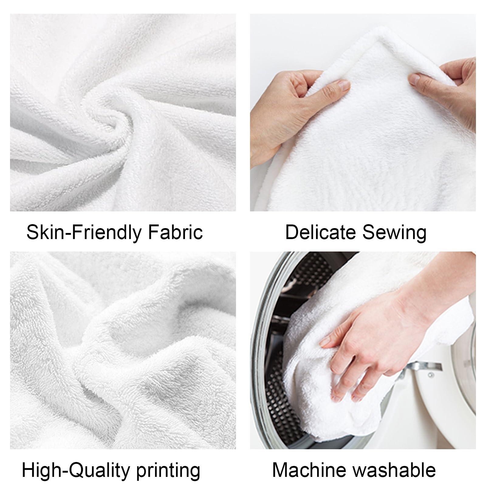 BTinoe Custom Blanket with Picture Text Personalized Photo Blanket Customized Blanket for Christmas Valentine\'s Day Birthday Gifts Customized Gifts for Mom Dad Couple Girlfriend Boyfriend Wife Husband