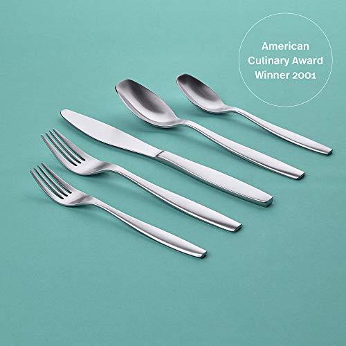 Gourmet Settings Gourmet Settings 20-Piece Silverware Non Stop Collection Flatware Set for 12, Service for 4, Stainless Steel