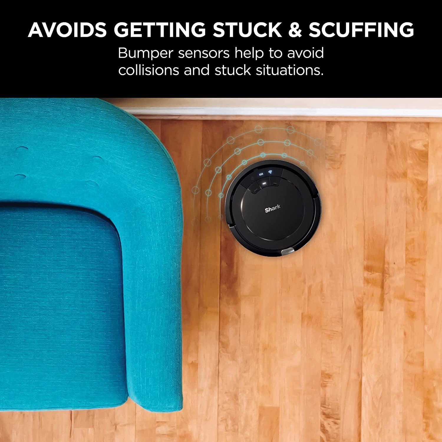 Shark Shark ION Robot Vacuum, Wi-Fi Connected, Multi-Surface Cleaning, Carpets, Hard Floors (BlacK)