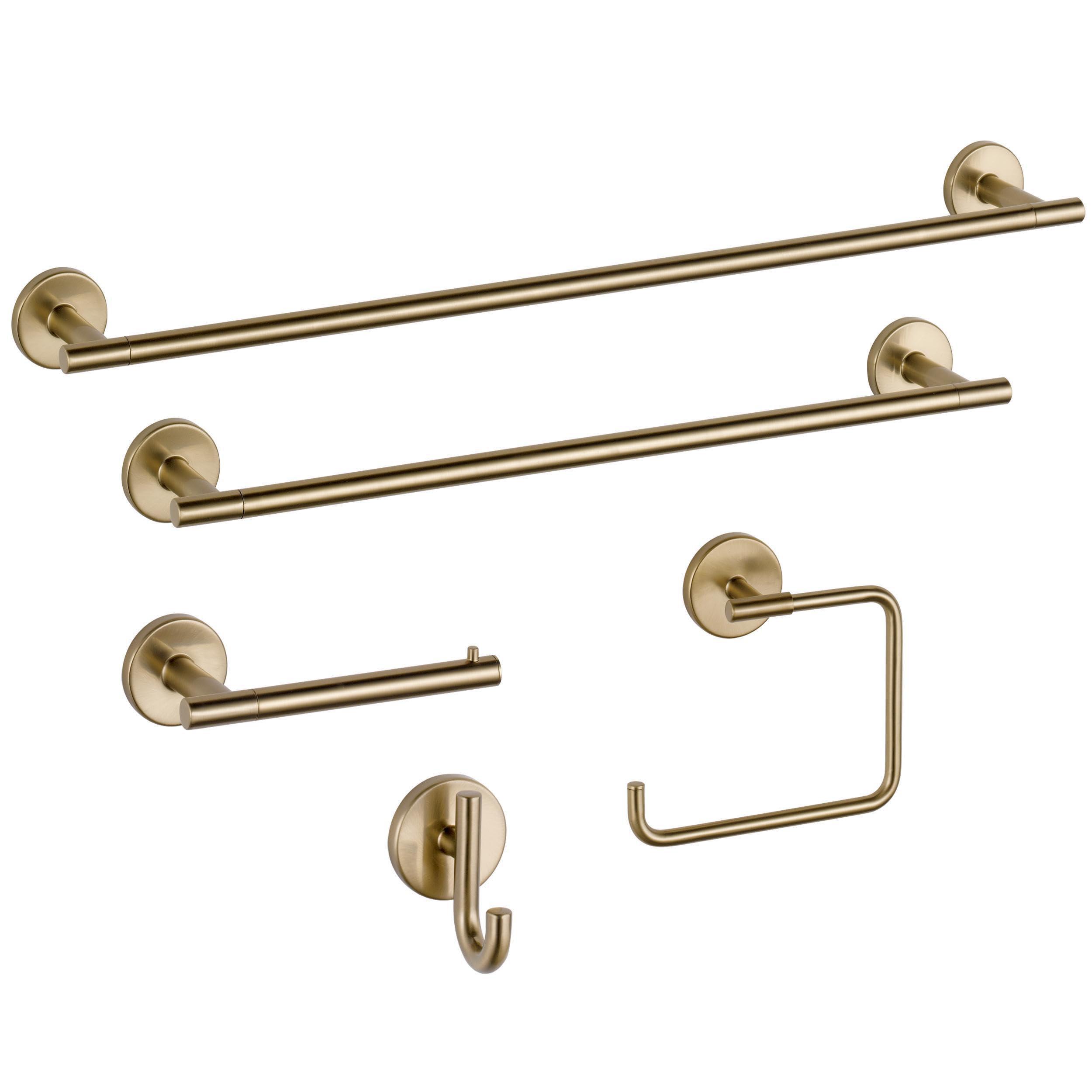 DELTA FAUCET Delta 759240-CZ Trinsic 24 in. Towel Bar in Champagne Bronze