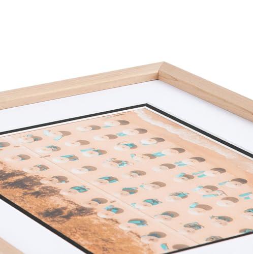 ArtToFrames ArtToFrames 12x18 inch Hard Maple 1.5 inch tall Picture Frame with 2 Inch Single Chestnut Mat, SingleMat-82213-410-12x18-119