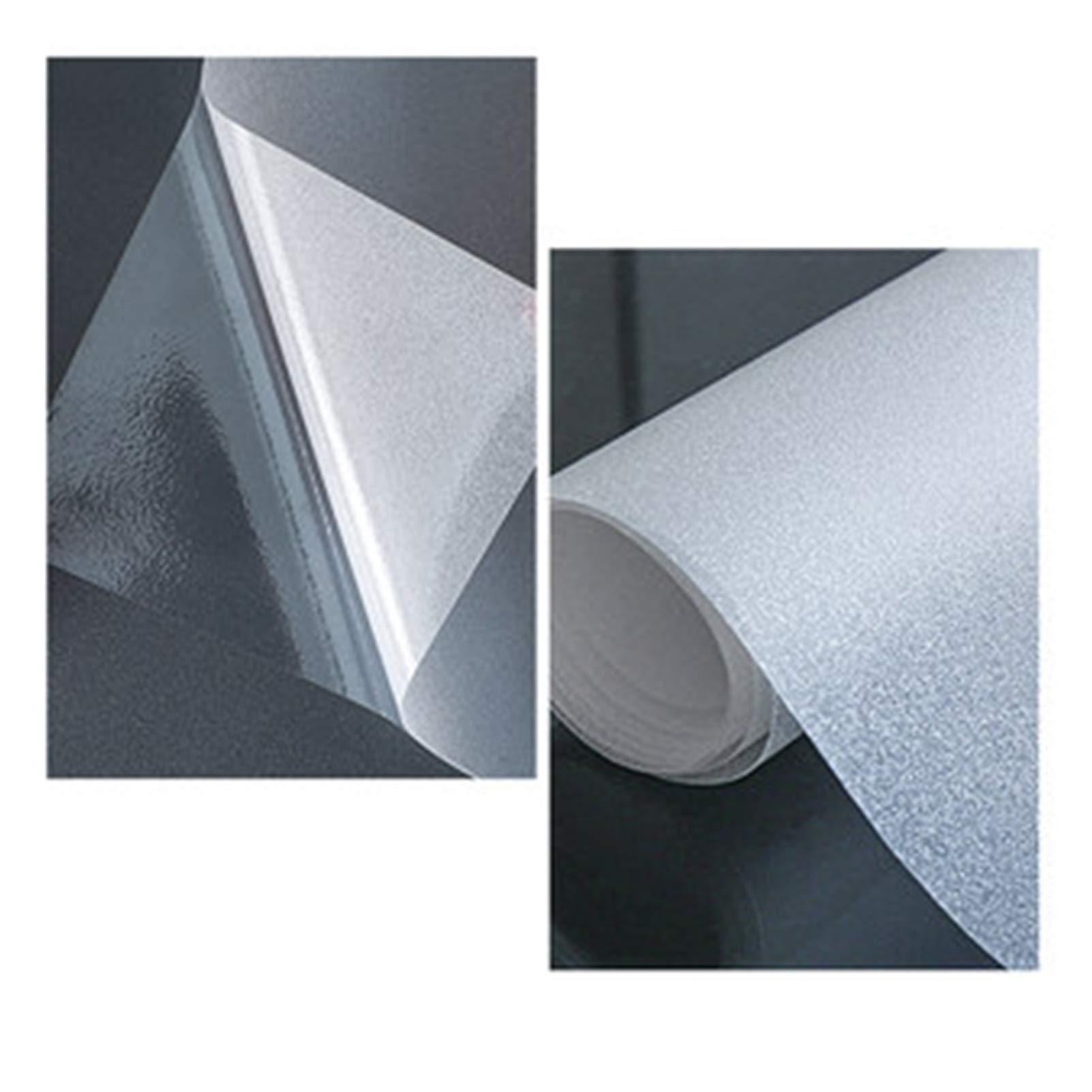 bandezid bandezid Privacy Window Film Opaque Privacy Window Sticker Door Cover Anti-UV Static Non-Adhesive Static Cling Glass Window Film for Office or Home Multiple Colors and Sizes-White 0.45x9m