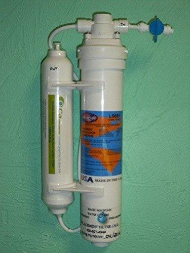 Bottleless Direct White BottleLess Water Purification Cooler with 1,500-Gallon capacity water filtration and installation kit. From BottleLess Direct (Model: BDX1-WK). Dispenses Hot & Cold water. (Also available in black)