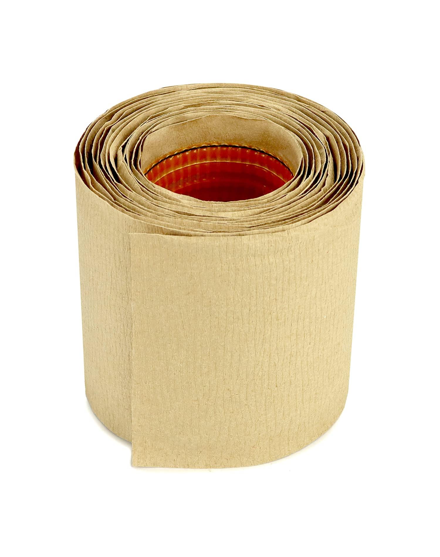 QWORK QWORK Carpet Joining Tape, 4\" x 10\' DIY Rug Grippers Tape for Hardwood Floors, mats, Wall Hanging, Paste, High Tack, No Residue, Easy Tear