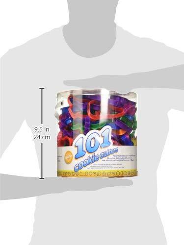 Wilton Wilton Cookie Cutters Set, 101-Piece — Alphabet, Numbers and Holiday Cookie Cutters