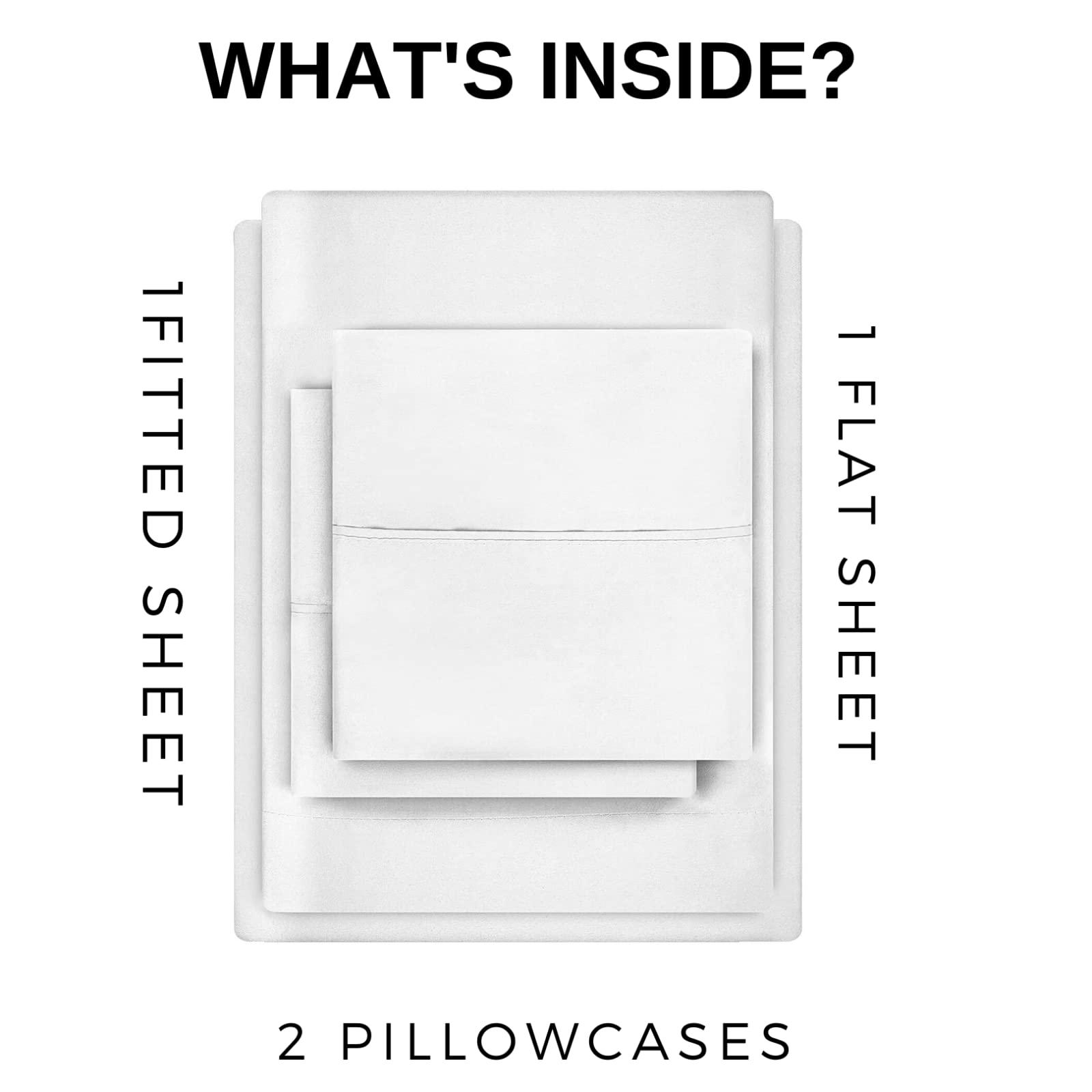 zcsm zcsm Butterfly Sheets Full Size Sheet Sets - Purple Butterflies Bed Sheets, Soft Microfiber & Deep Pocket & Wrinkle Free Bedding Sheets & Pillowcases, 1 Fitted Sheet, 1 Flat Sheet, 2 Pillow Cases