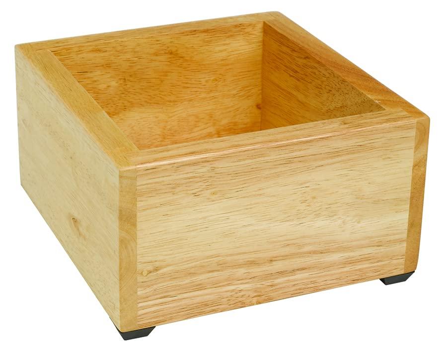 Rattleware Rattleware Stainless Maple Holder Knock Box - Perfect for Home, Cafe, Restaurant, Hotel, Office, or Commercial Establishment - Heavy Duty Knock Box Trusted By Baristas Worldwide (6 x 5.5 x 4)