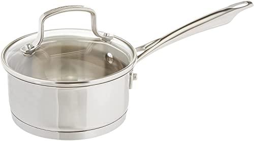Cuisinart Cuisinart 8919-14 Professional Series 1-Quart Saucepan with Cover, Stainless Steel, Mirror Finish
