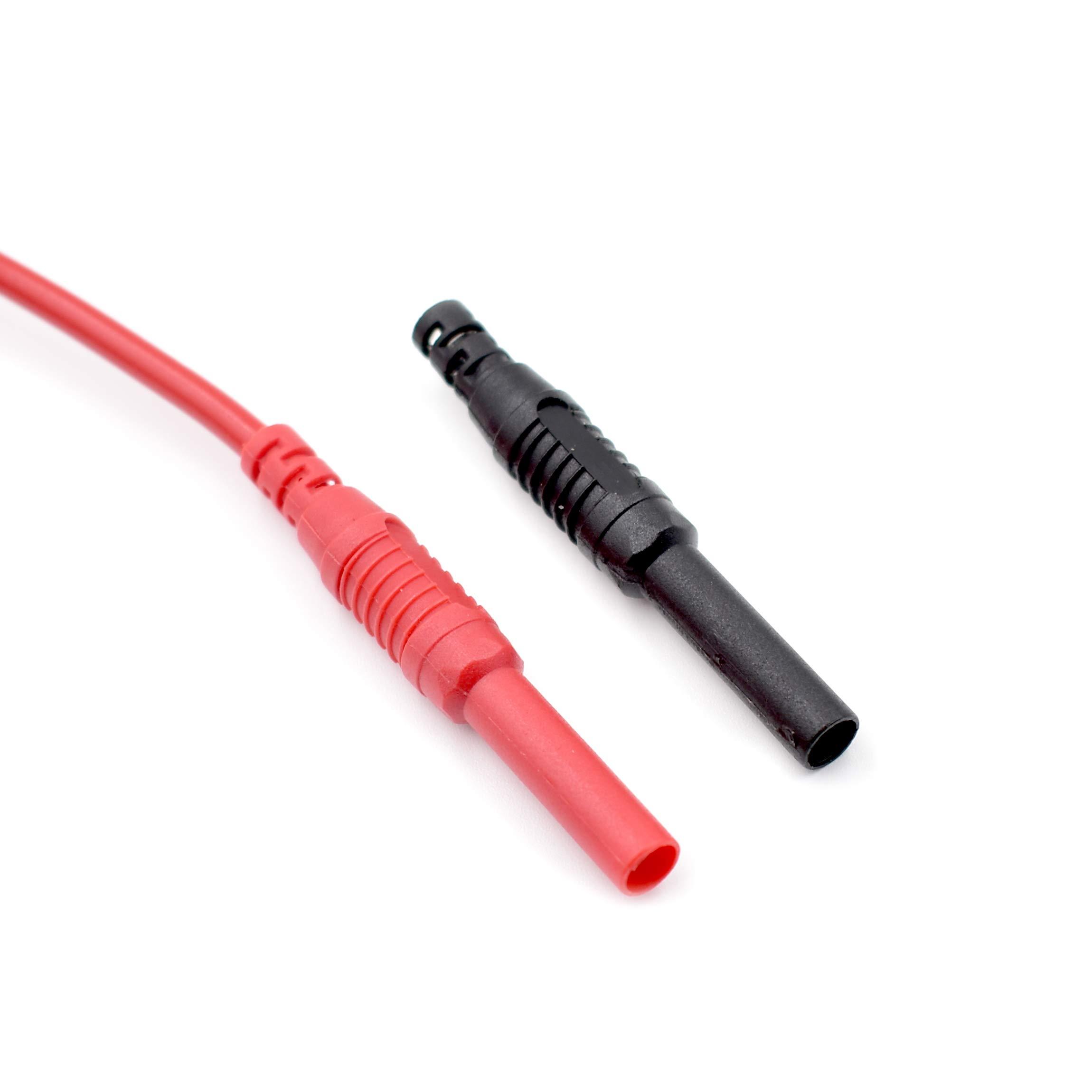 zhenyu 10Pcs Brass Insulated Safety Shrouded 4mm Female Banana Plug Jack Socket Solder Cable Connector